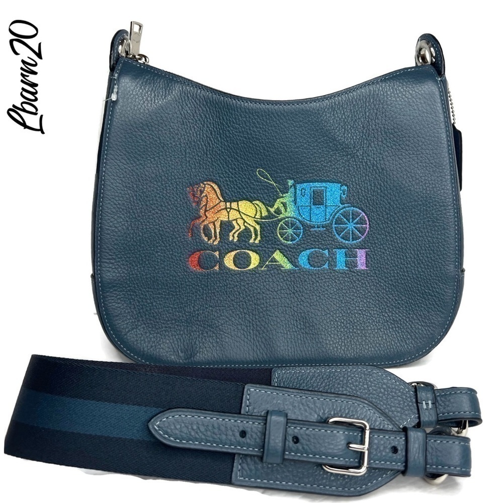 Coach F76766 Leather Rainbow JES Crossbody Bag PRIDE